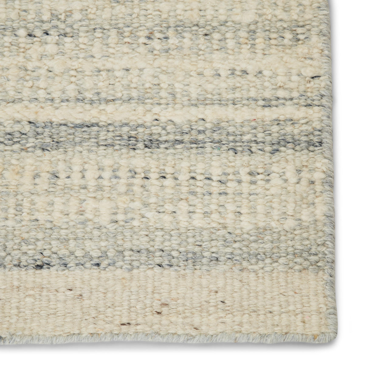 Jaipur Living Culver Handmade Striped Light Gray/ Cream Area Rug (5'X8')