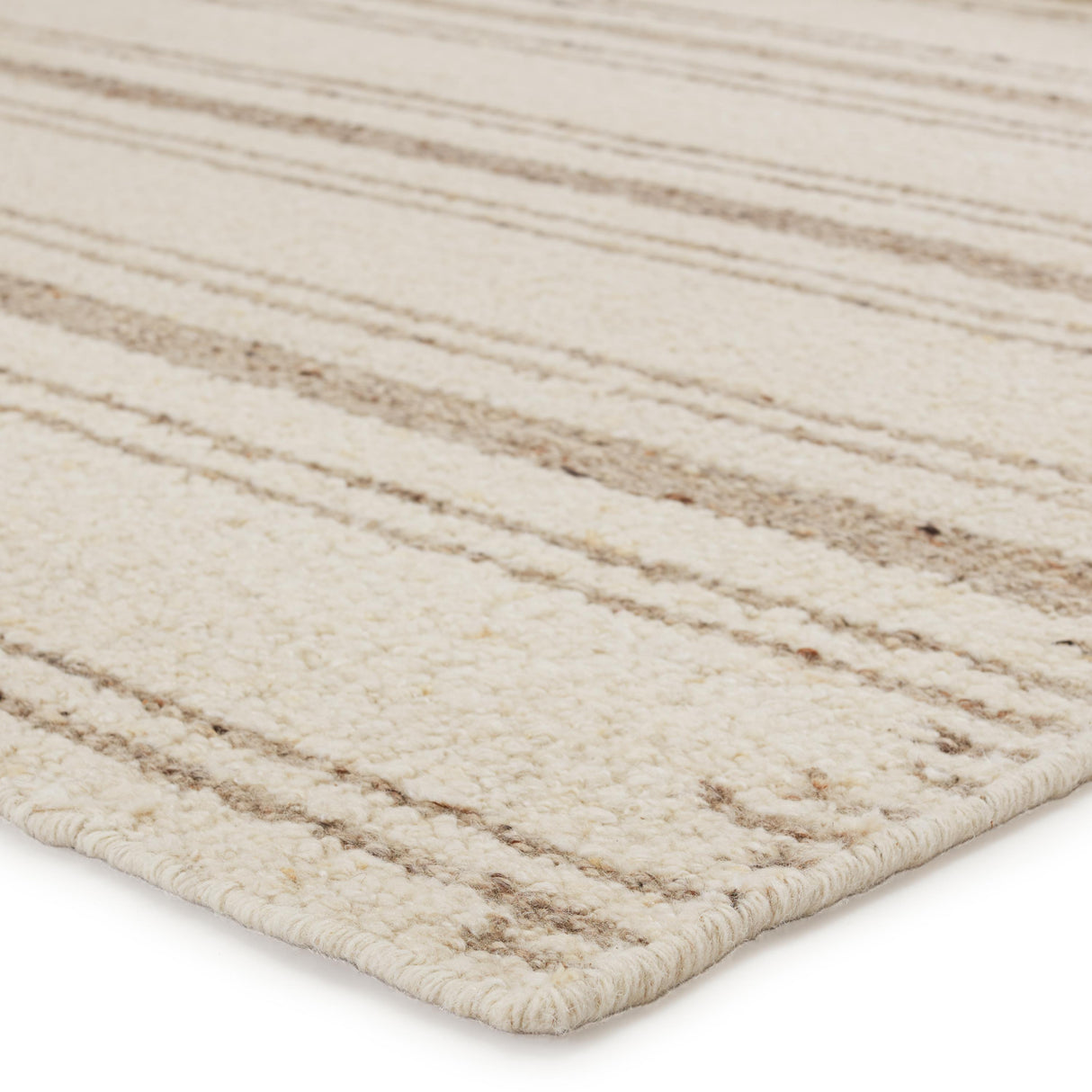 Jaipur Living Torin Handmade Striped Cream/ Brown Area Rug (5'X8')