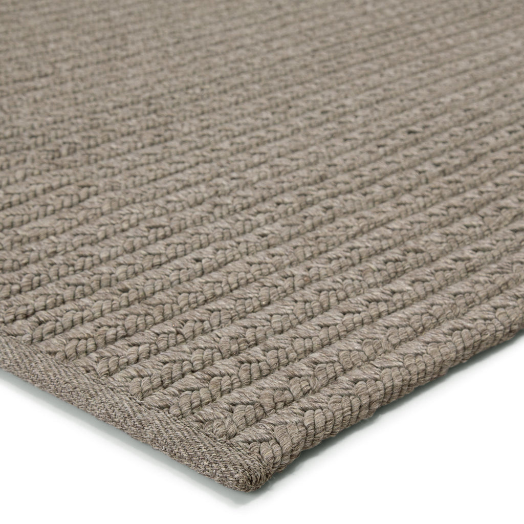 Jaipur Living Iver Indoor/ Outdoor Solid Gray Area Rug (10'X14')