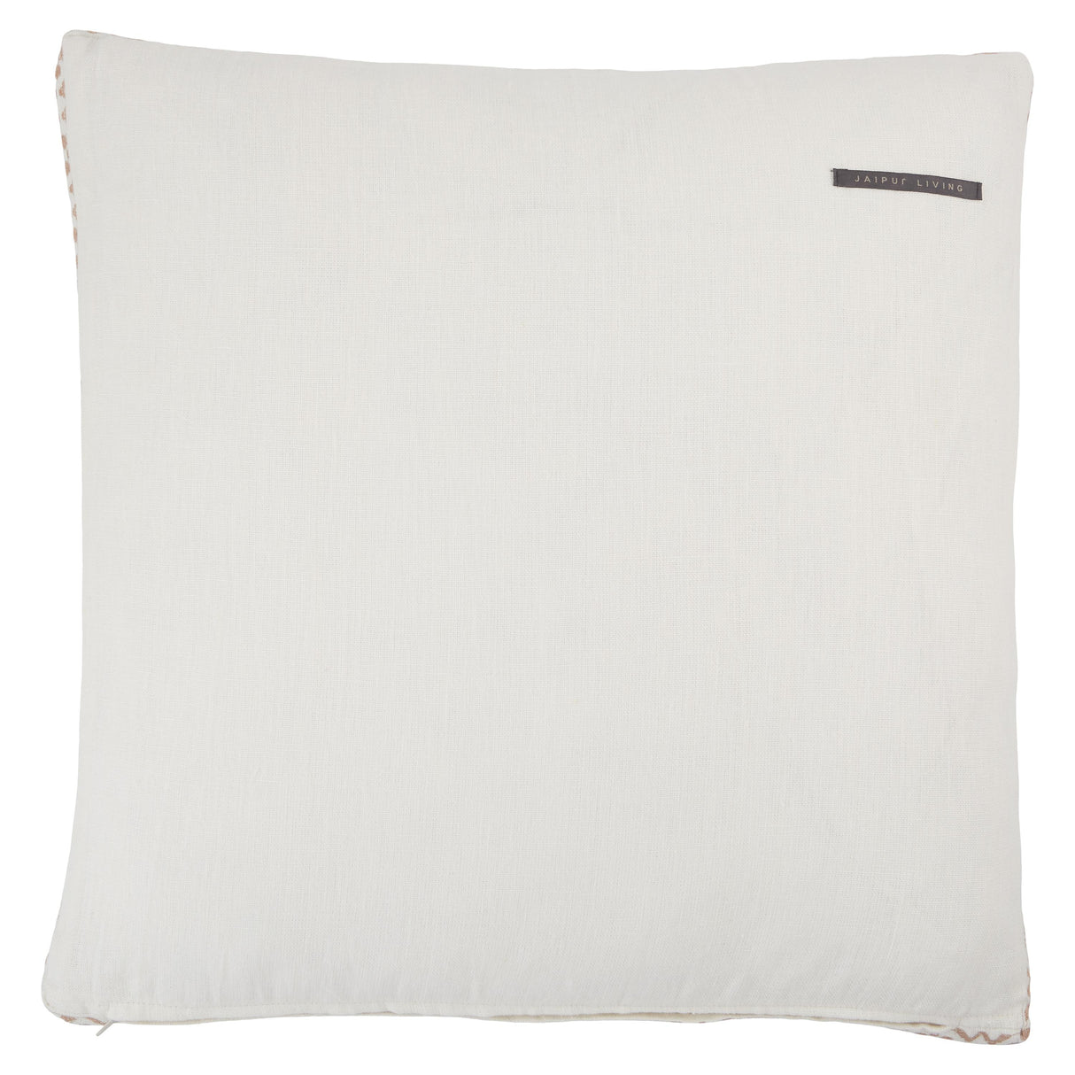 Jaipur Living Seti Bordered Ivory/ Blush Pillow Cover (24" Square)