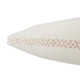 Jaipur Living Seti Bordered Ivory/ Blush Pillow Cover (24" Square)