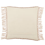Jaipur Living Maritima Indoor/ Outdoor Geometric Mauve/ Light Pink Pillow Cover (20" Square)
