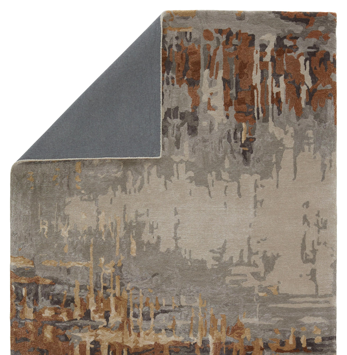 Jaipur Living Prause Handmade Abstract Gray/ Bronze Area Rug (5'X8')
