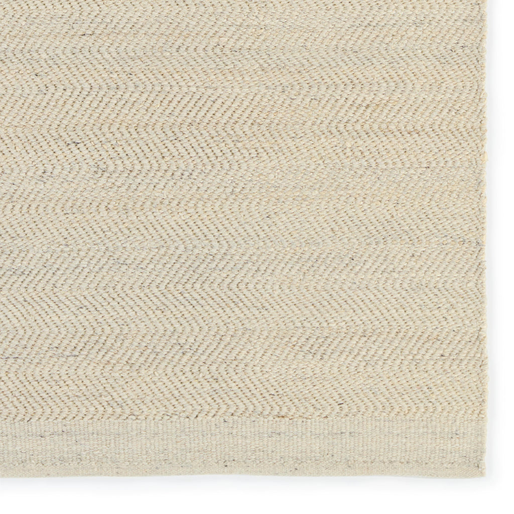 Kate Lester + Jaipur Living Esdras Handmade Solid Beige/ Ivory Area Rug (8'X10')