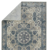 Jaipur Living Modify Hand-Knotted Medallion Blue/ Light Gray Runner Rug (2'6"X8')
