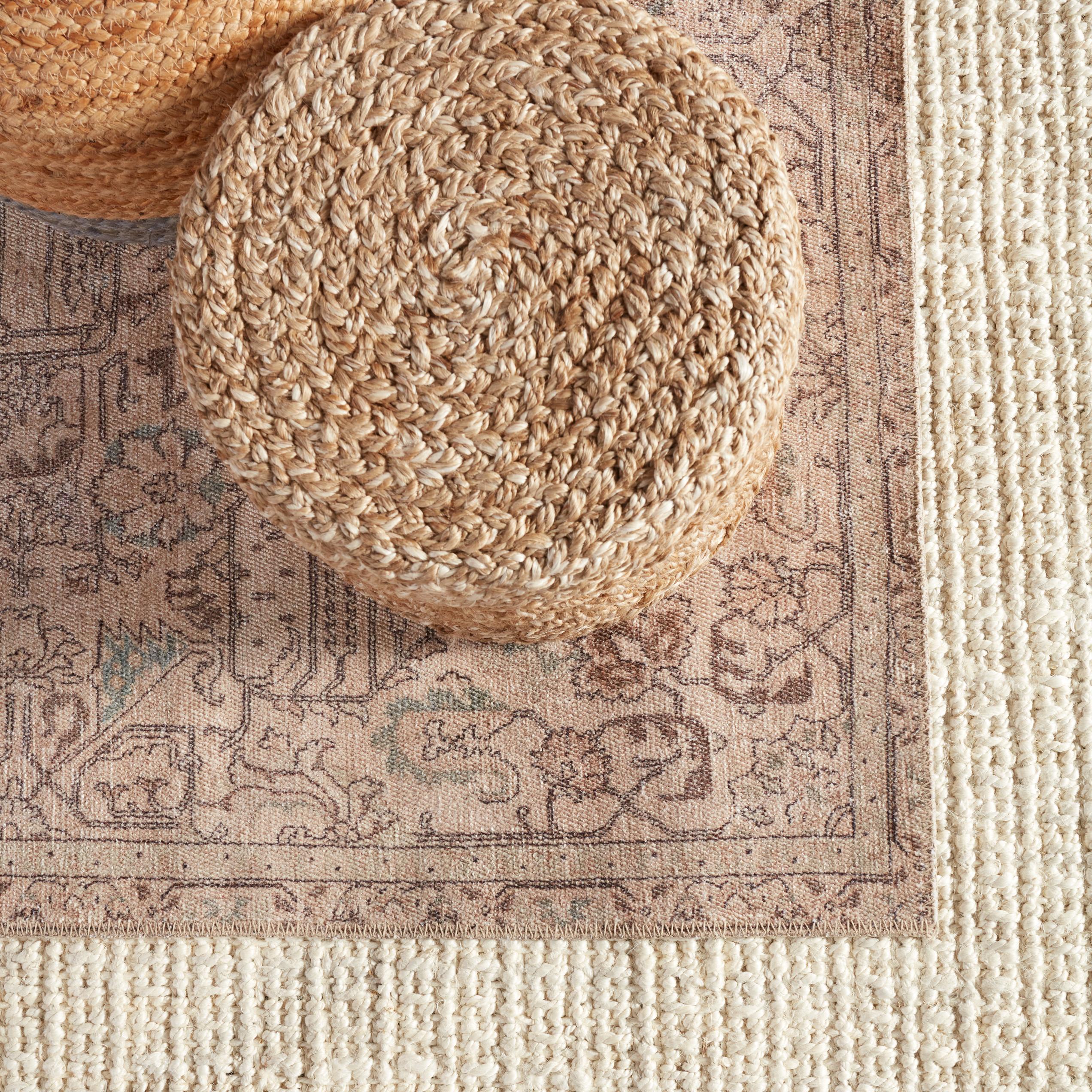 Jaipur Living Kindred Parisa Medallion Light Blue / Light Tan 6' X 9