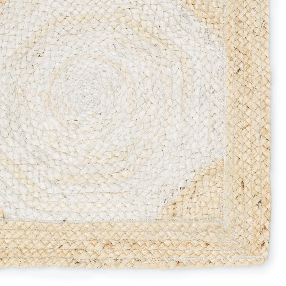 Jaipur Living Fiorita Natural Geometric Light Beige/ White Area Rug (5'X8')