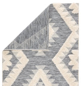 Jaipur Living Makaya Indoor/ Outdoor Geometric Gray/ Cream Area Rug (2'X3'7")