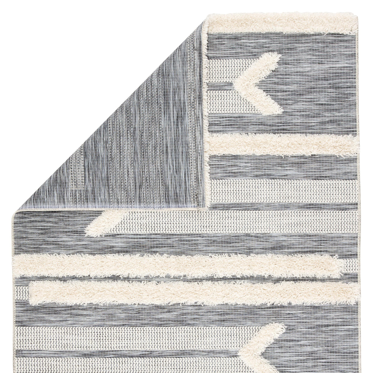 Jaipur Living Hanai Indoor/ Outdoor Tribal Gray/ Cream Area Rug (8'9"X12'5")