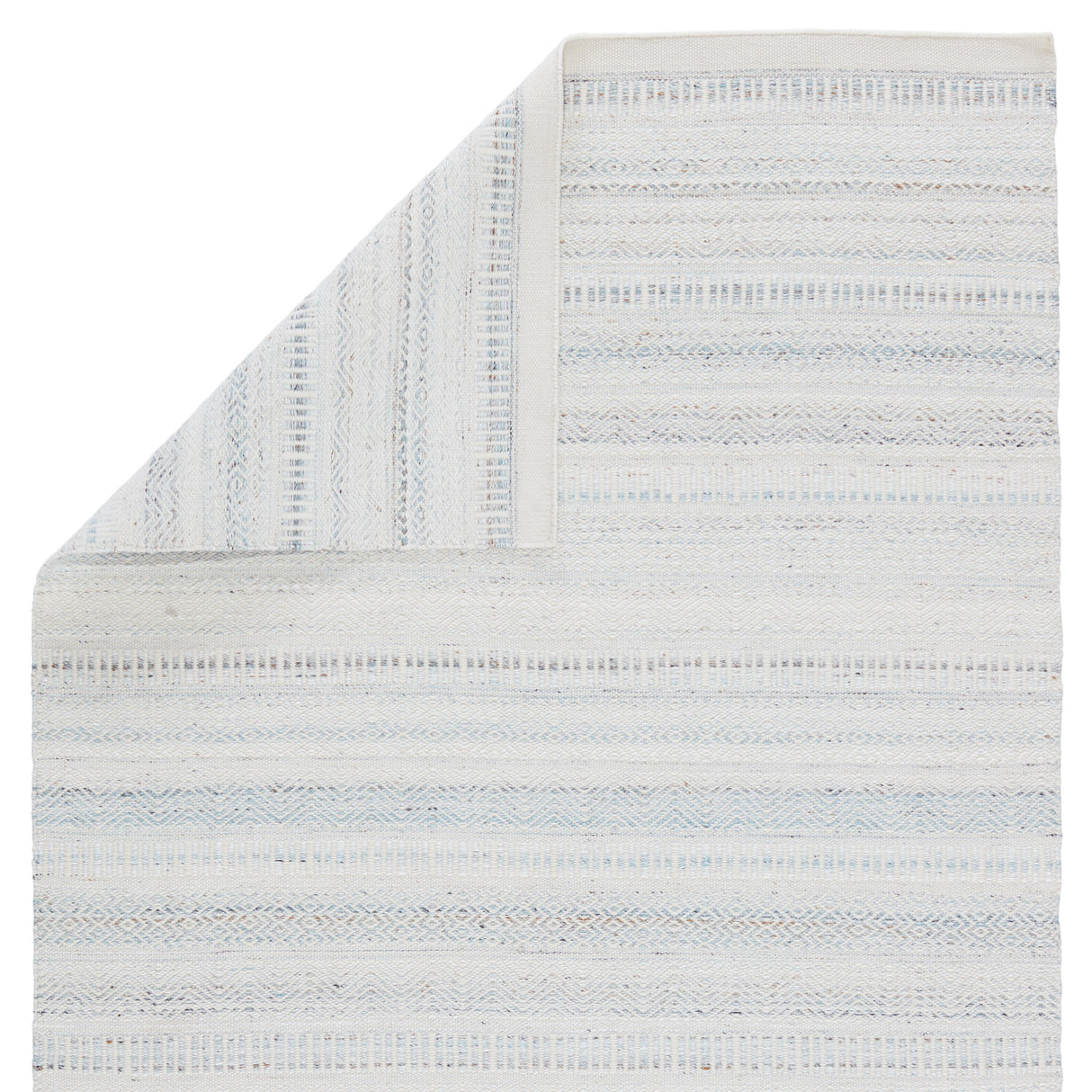 Jaipur Living Parson Indoor/ Outdoor Tribal Light Blue/ Ivory Area Rug (5'X8')
