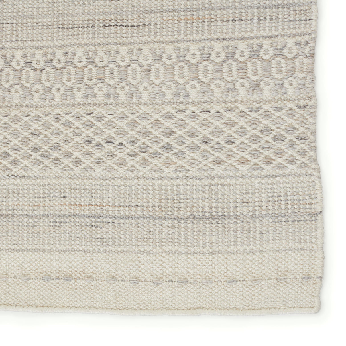 Jaipur Living Lenna Indoor/ Outdoor Tribal Cream/ Light Gray Area Rug (4'X6')