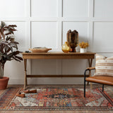 Jaipur Living Cicero Indoor/ Outdoor Medallion Multicolor/ Orange Area Rug (7'6"X9'6")