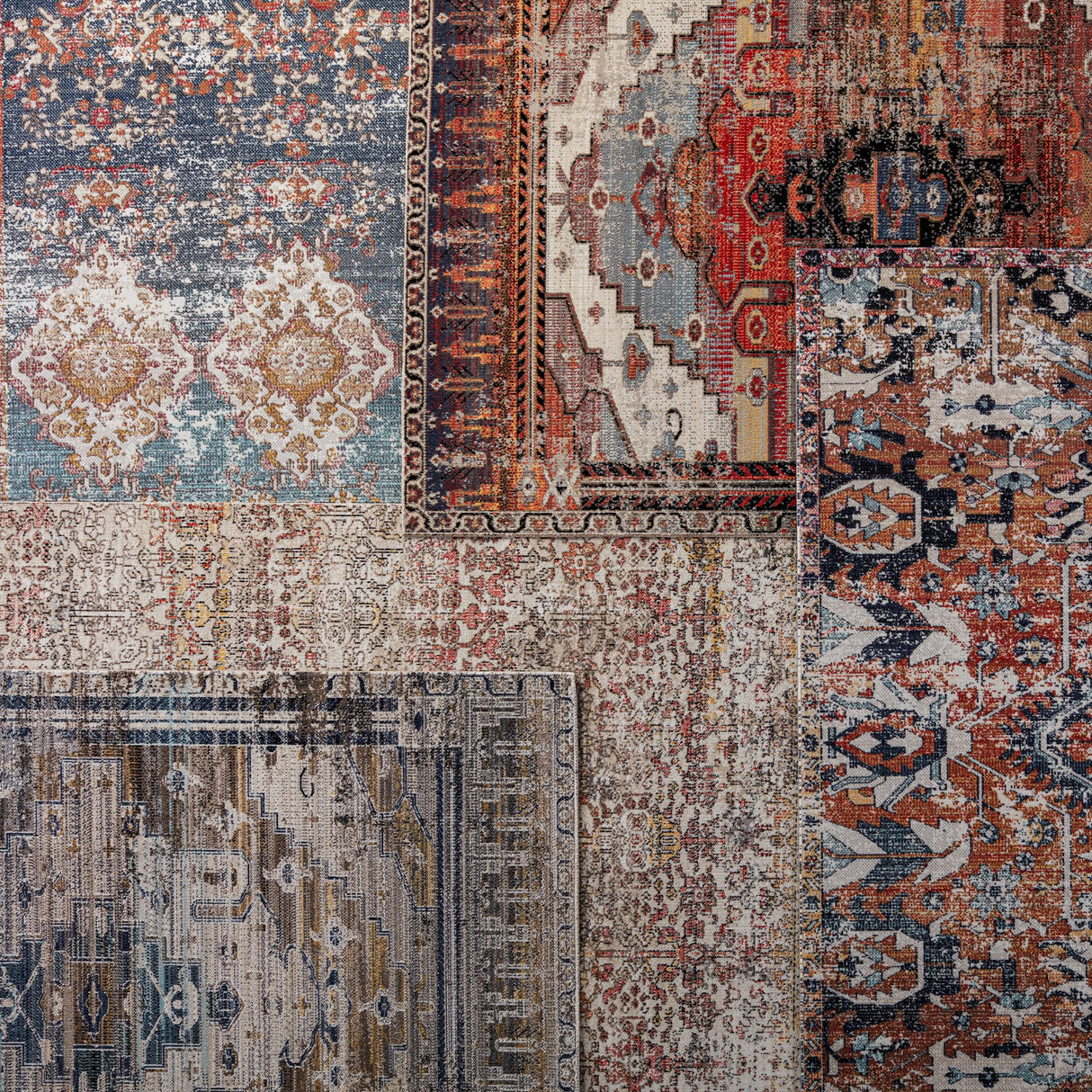 Jaipur Living Cicero Indoor/ Outdoor Medallion Multicolor/ Orange Runner Rug (2'8"X10')