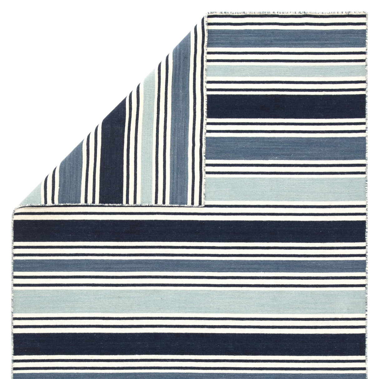 Jaipur Living Salada Handmade Striped Blue/ White Area Rug (2'X3')