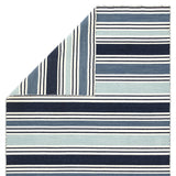 Jaipur Living Salada Handmade Striped Blue/ White Area Rug (2'X3')