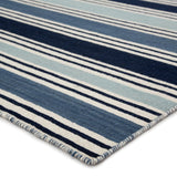 Jaipur Living Salada Handmade Striped Blue/ White Area Rug (5'X8')