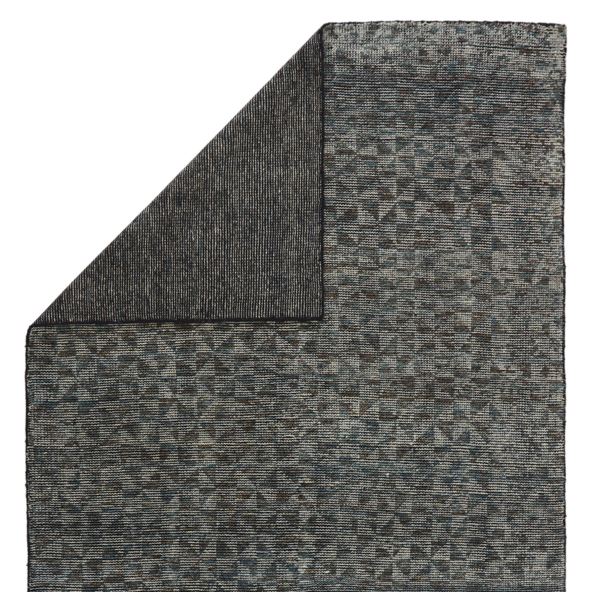 Jaipur Living Zaid Hand-Knotted Geometric Gray/ Black Area Rug (8'X10')