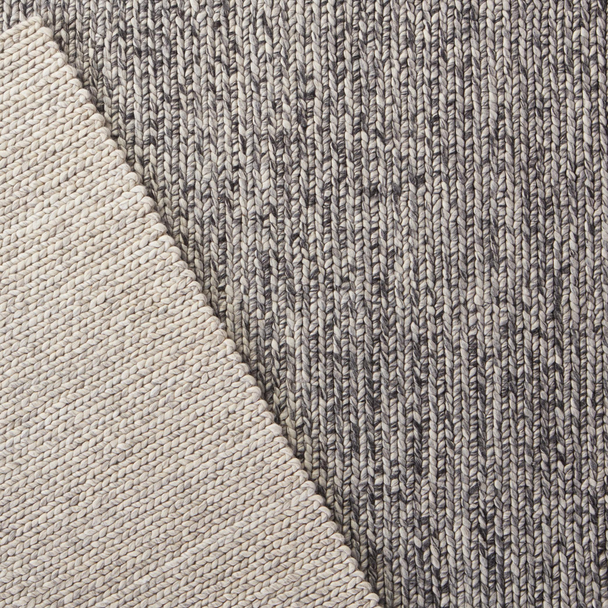 Jaipur Living Braiden Handmade Solid Gray/ Ivory Area Rug (9'X12')