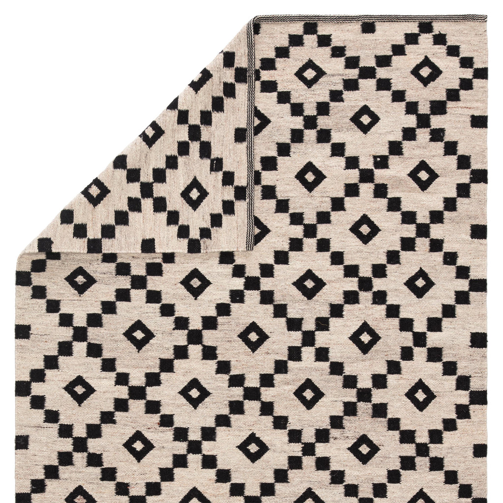 Jaipur Living Croix Handmade Geometric Black/ White Area Rug (7'10"X9'10")