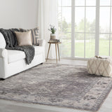 Jaipur Living Kella Hand-Knotted Medallion Gray Area Rug (10'X14')