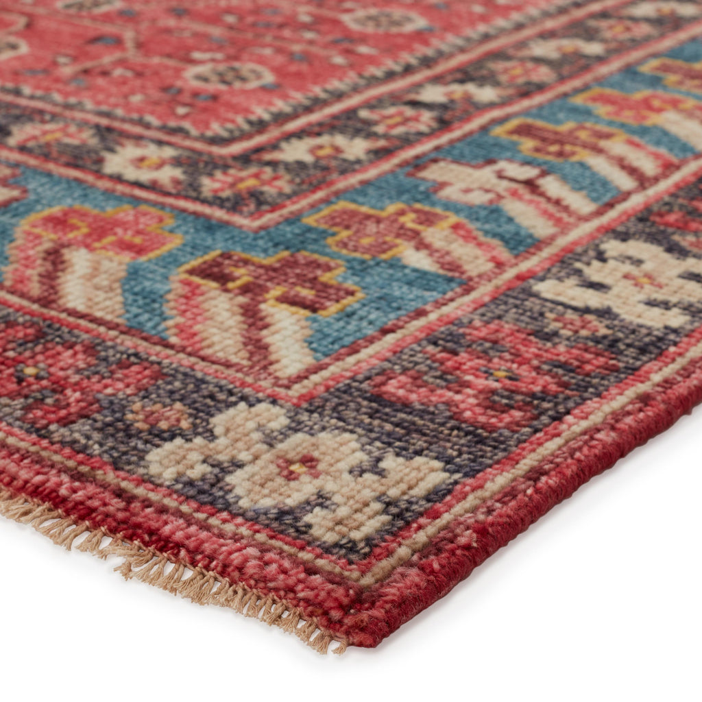 Jaipur Living Donte Hand-Knotted Oriental Red/ Blue Area Rug (10'X14')