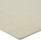 Jaipur Living Shyre Handmade Solid Cream Area Rug (9'X12')