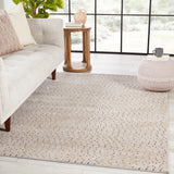 Jaipur Living Melora Dots Beige/ Gray Area Rug (6'7"X9'6")