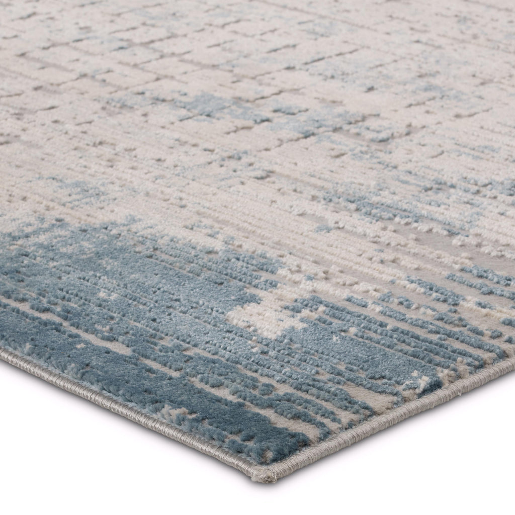 Jaipur Living Chamisa Abstract Cream/ Blue Area Rug (10'X14')