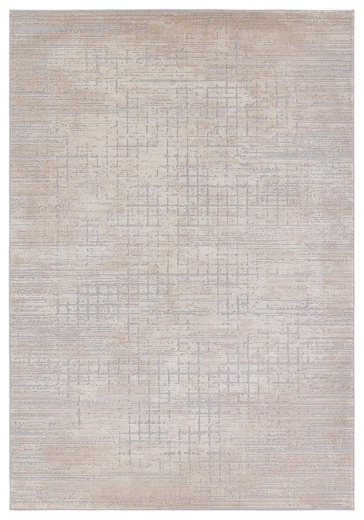 Jaipur Living Chamisa Abstract Beige/ Gray Area Rug (5'3"X8')
