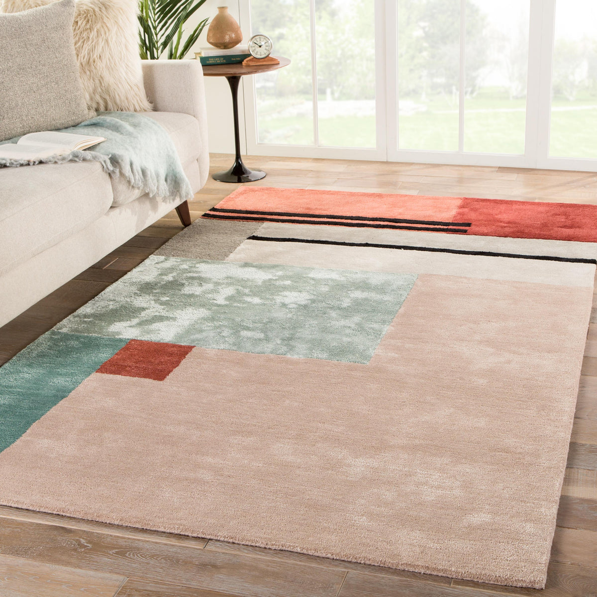 Jaipur Living Syntax Segment Pink / Red 8' X 11' Rug – DecoratorsBest