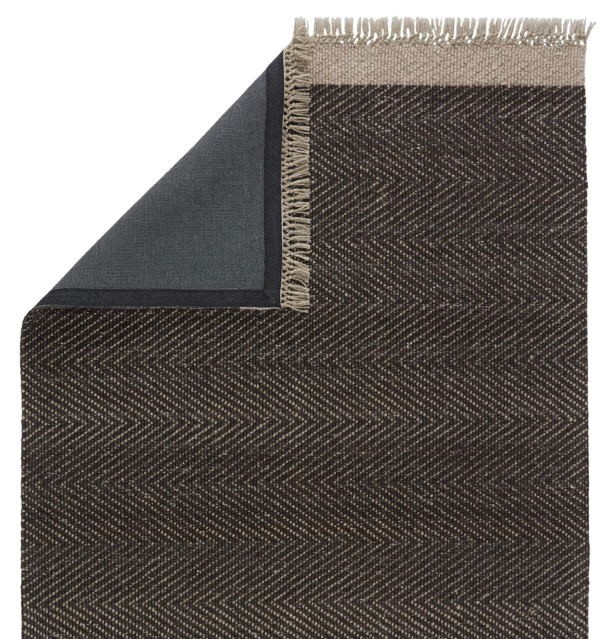 Jaipur Living Sunday Handmade Bordered Dark Gray/ Beige Area Rug (8'X10')
