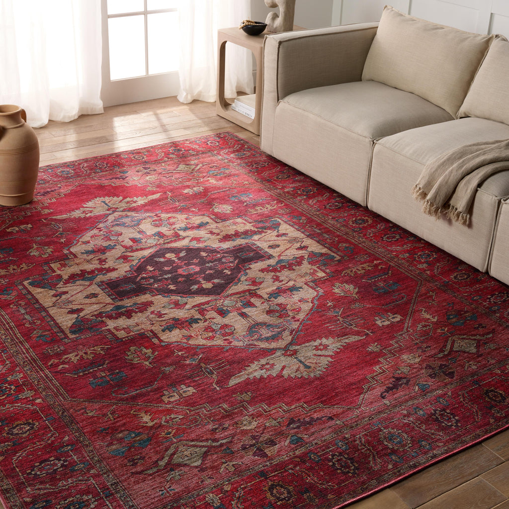 Vibe By Jaipur Living Monroe Medallion Red/ Brown Area Rug (3'11"X6')