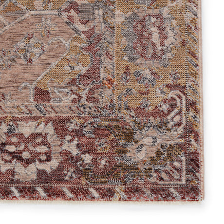 Jaipur Living Thessaly Medallion Gold/ Maroon Area Rug (5'X8')
