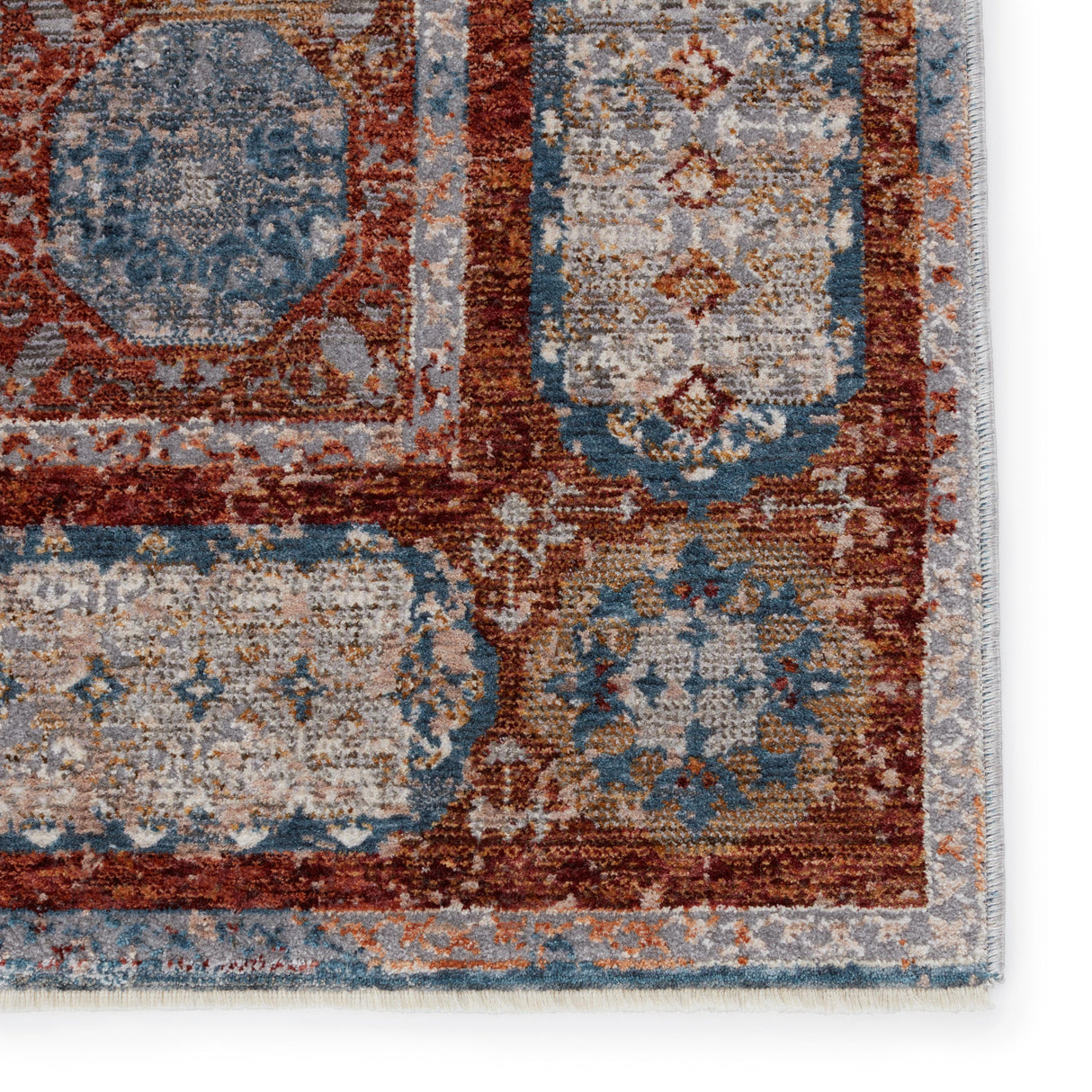 Jaipur Living Arcadia Medallion Blue/ Red Area Rug (5'X8')