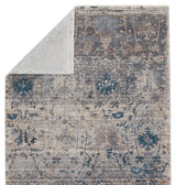 Jaipur Living Ozella Floral Gray/ Blue Runner Rug (2'5"X10')