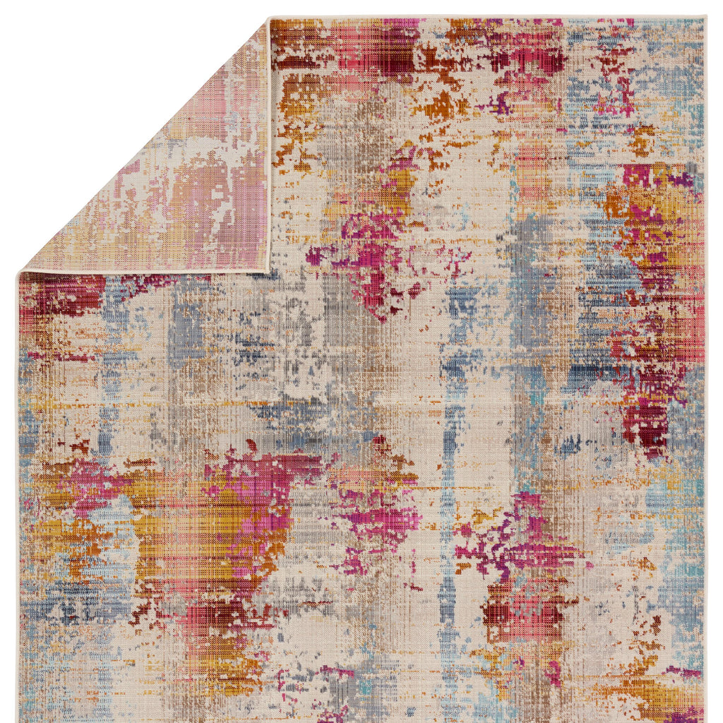 Vibe By Jaipur Living Vidame Indoor/Outdoor Abstract Multicolor/ Fuchsia Runner Rug (3'X8')