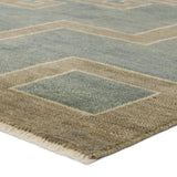 Jaipur Living Kyrenia Hand-Knotted Medallion Blue/ Sage Area Rug (10'X14')