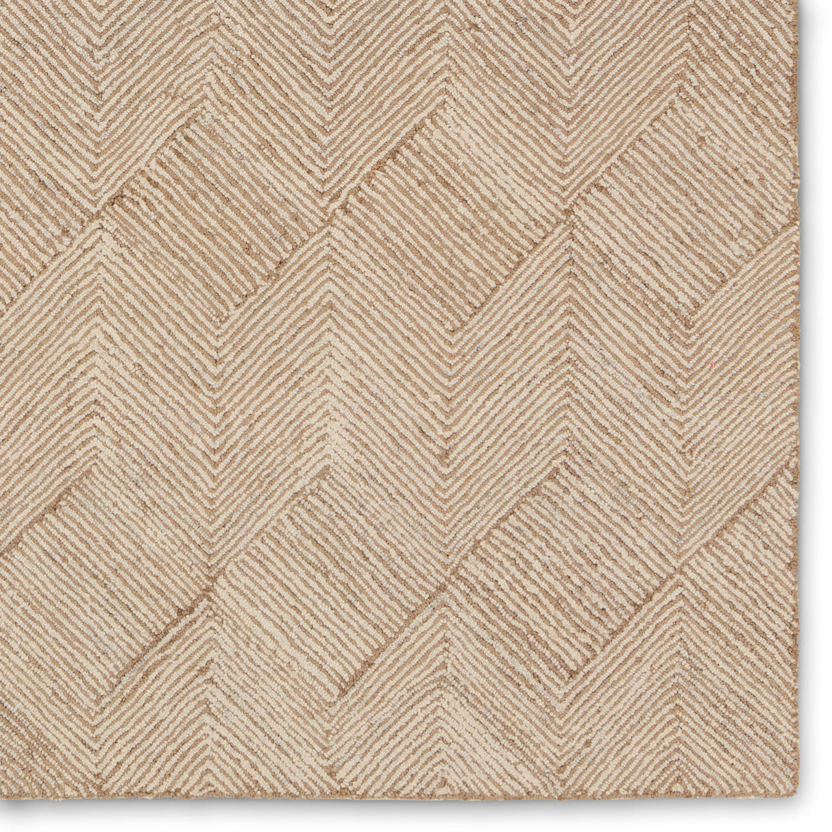 Jaipur Living Castellan Handmade Chevron Tan/Ivory Area Rug (8'X10')