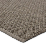 Jaipur Living Sena Handmade Indoor/Outdoor Solid Gray Runner Rug (3'X8')