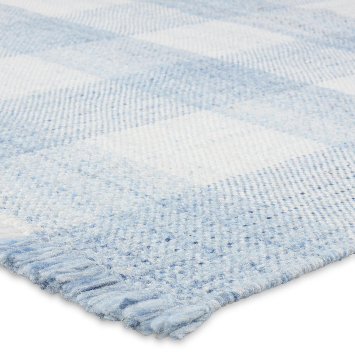 Jaipur Living Truce Handmade Indoor/Outdoor Striped Light Blue/ Ivory Area Rug (9'X12')