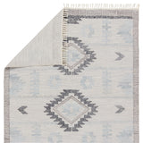 Jaipur Living Winger Handmade Indoor/Outdoor Tribal Silver/ Black Area Rug (8'10"X11'9")