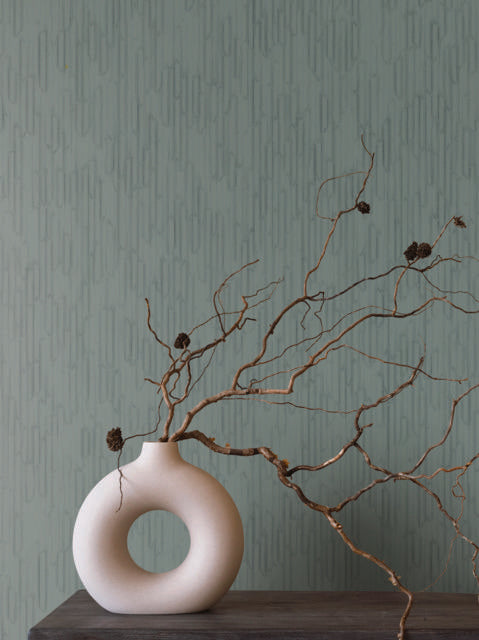 Ronald Redding Designs Calliope Grey Wallpaper