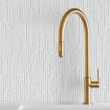 Ronald Redding Designs Calliope White & Off-White Wallpaper