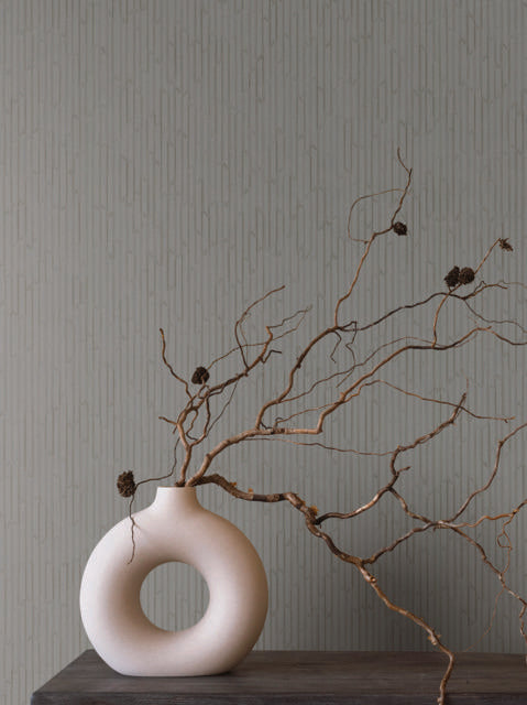 Ronald Redding Designs Calliope Beige Wallpaper