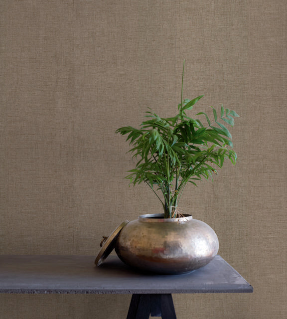 Ronald Redding Designs Rugged Linen Beige Wallpaper
