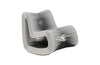 Phillips Collection Seat Belt Rocking Gray/Black Chair
