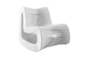 Phillips Collection Seat Belt Rocking White Chair