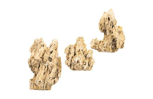 Phillips Stalagmite Wall Art Plated Brass Set of 3  Assorted Size and Shape