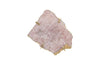 Phillips Collection Gem Wall Tile In Brass Setting Rose Quartz Wall Art