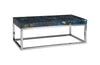 Phillips Collection Agate Stainless Steel Base Coffee Table